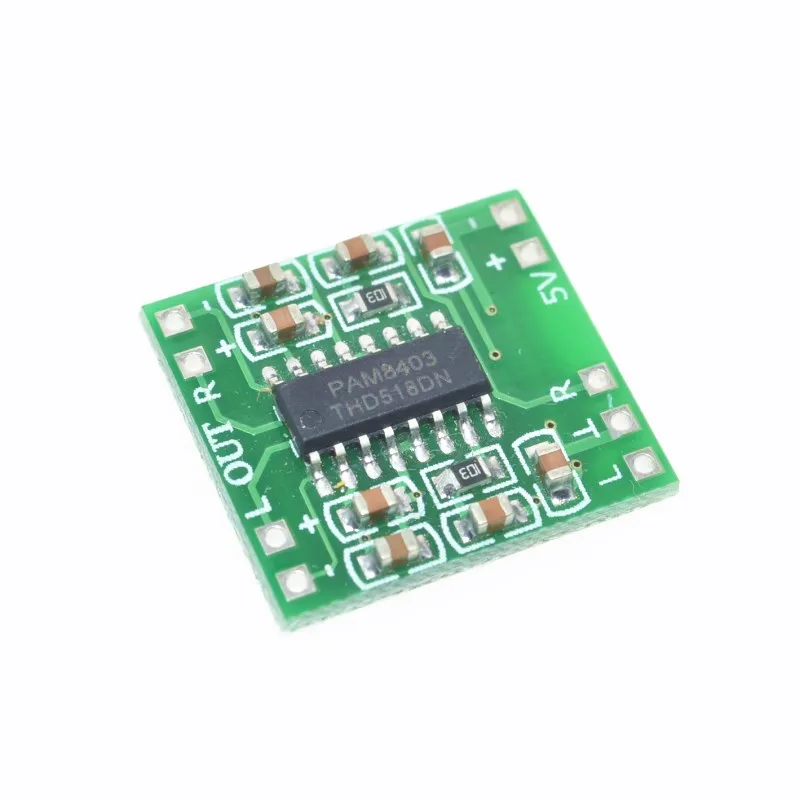 10PCS PAM8403 Super mini digital power amplifier board miniature class D power amplifier board 2 * 3 w high 2.5-5 v USB
10PCS PAM8403 Super mini digital power amplifier board miniature class D power amplifier board 2 * 3 w high 2.5-5 v USB