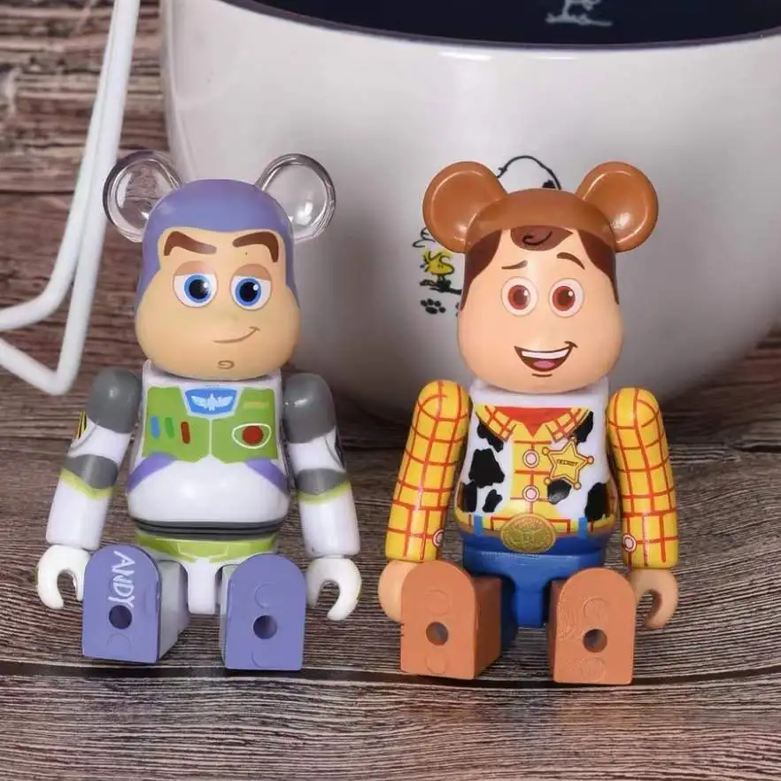 Bearbrick Figure 100% Violent BearToy Model Buzz Lightyear Woody Doll Kawaii Statue Decoration Pop Blind Box Christmas Gift
Bearbrick Figure 100% Violent BearToy Model Buzz Lightyear Woody Doll Kawaii Statue Decoration Pop Blind Box Christmas Gift