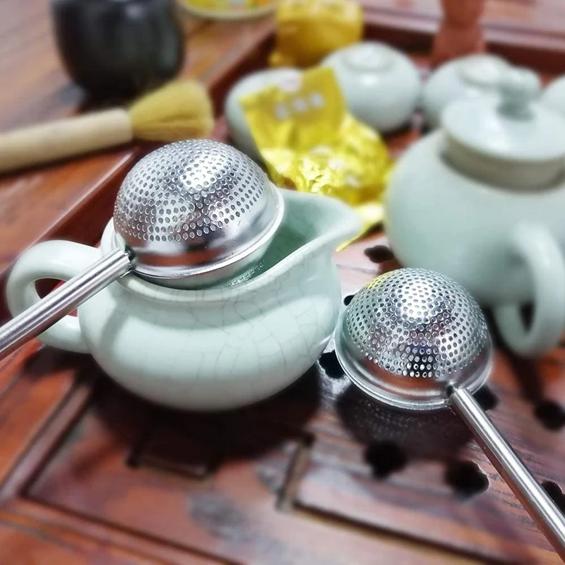 Tea Balls for Loose Tea, Stainless Steel Tea Infuser, Premium Tea Strainer 2 Pack, Tea Steeper Set
Tea Balls for Loose Tea, Stainless Steel Tea Infuser, Premium Tea Strainer 2 Pack, Tea Steeper Set