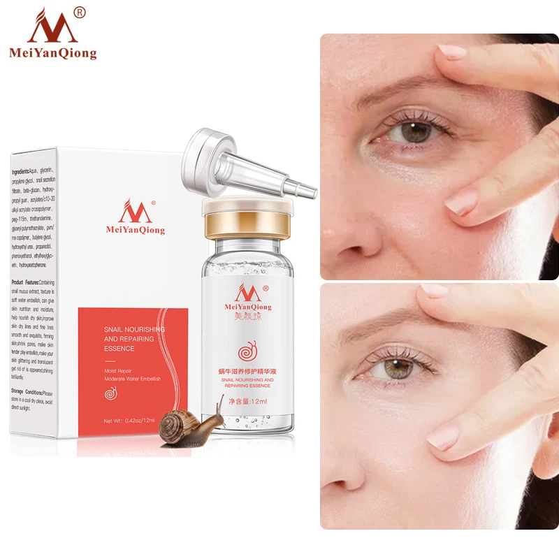 Snail Face Serum Collagen Anti-Wrinkle Nourishing Facial Essence Moisturizing Fades Dark Spot Fine Lines Whitening Brighten Skin
Snail Face Serum Collagen Anti-Wrinkle Nourishing Facial Essence Moisturizing Fades Dark Spot Fine Lines Whitening Brighten Skin