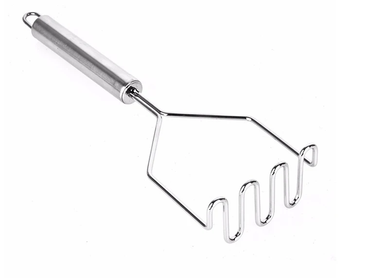 Potato Masher Mashed Potatoes Press Stainless Steel Wave Shape Convenience 25*9.5cm Kitchen Tool Gadget Accessories 2020 New
Potato Masher Mashed Potatoes Press Stainless Steel Wave Shape Convenience 25*9.5cm Kitchen Tool Gadget Accessories 2020 New