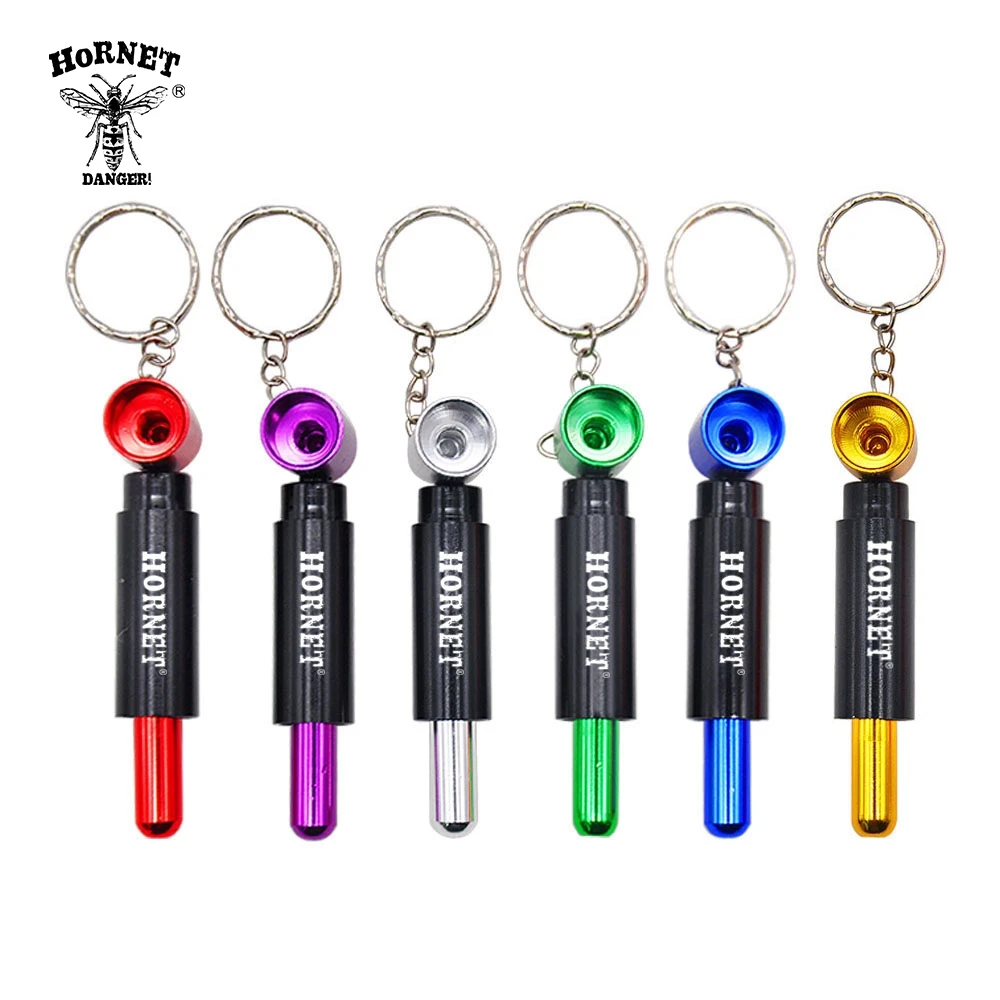 HORNET Battery Style Protable Aluminum Smoking Smoking Pipe Mini Keychain Metal Tobacco Herb Pipes Hand Spoon Pipe Pocket Size
HORNET Battery Style Protable Aluminum Smoking Smoking Pipe Mini Keychain Metal Tobacco Herb Pipes Hand Spoon Pipe Pocket Size
