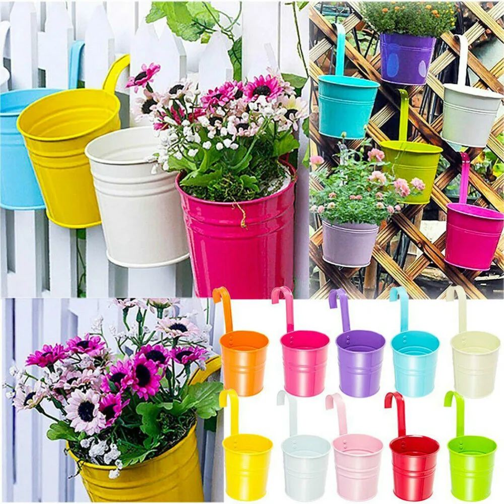 10pcs Wall Hanging Pots Metal Flower Pots Iron Garden Planter Pots Bucket Hanging Planter Flower Pot Candy Tin Bucket Home Decor
10pcs Wall Hanging Pots Metal Flower Pots Iron Garden Planter Pots Bucket Hanging Planter Flower Pot Candy Tin Bucket Home Decor