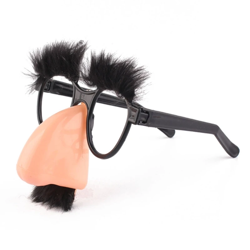 Plastic Glasses with Big Nose Toy for Kids/Adults Relieve Stress Supplies Plastic Toy with Fine Material H9EF
Plastic Glasses with Big Nose Toy for Kids/Adults Relieve Stress Supplies Plastic Toy with Fine Material H9EF