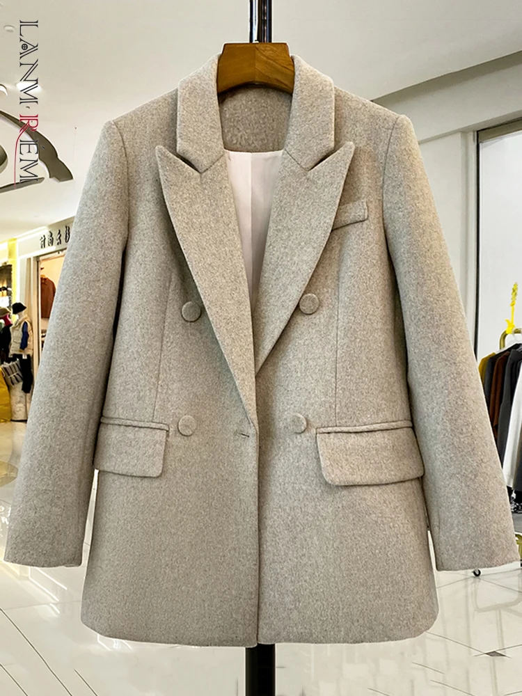 LANMREM 2022Autumn Winte New Woolen Suit Coat Female Loose Solid Color Long Sleeve Blazer Women Fahsion Clothing 2W1146
LANMREM 2022Autumn Winte New Woolen Suit Coat Female Loose Solid Color Long Sleeve Blazer Women Fahsion Clothing 2W1146
