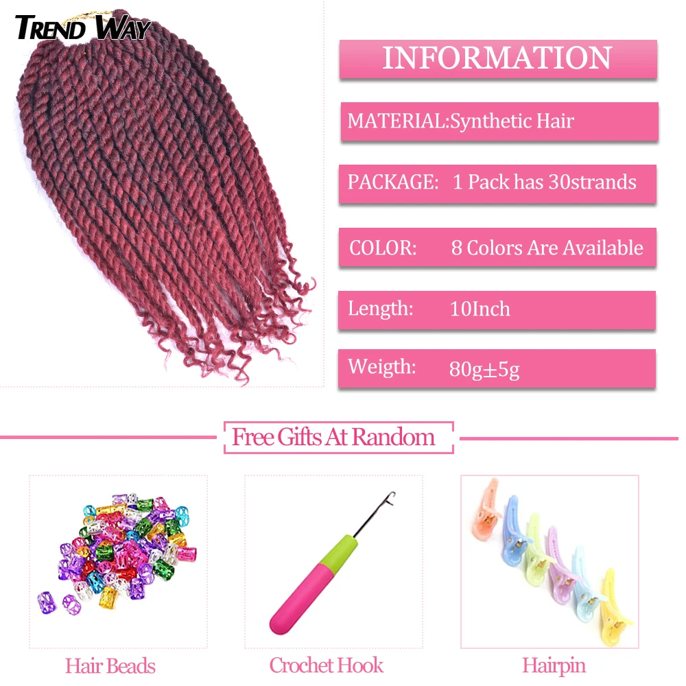 Trend Way Wide 10Inch Synthetic Crochet Braids Hair Extensions Ombre Braiding Hair For Women Senegal Twist Crochet Braid Hair
Trend Way Wide 10Inch Synthetic Crochet Braids Hair Extensions Ombre Braiding Hair For Women Senegal Twist Crochet Braid Hair
