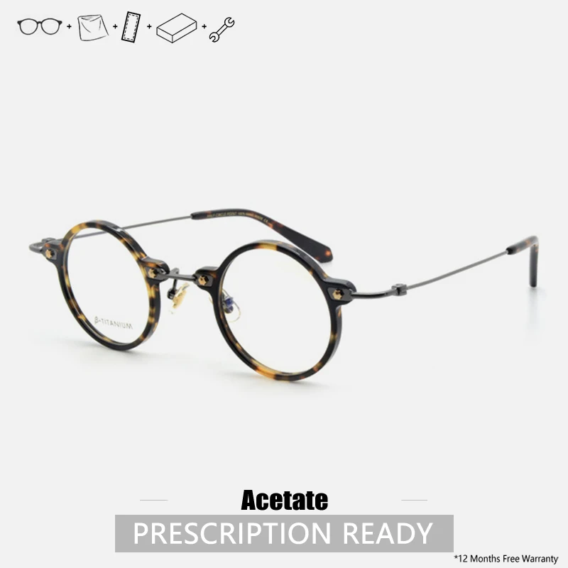 small Round Acetate Glasses Frame Men Eyeglasses Round Titanium Frames For Men Japan Handmade Myopia Glasses Anti Blue
small Round Acetate Glasses Frame Men Eyeglasses Round Titanium Frames For Men Japan Handmade Myopia Glasses Anti Blue