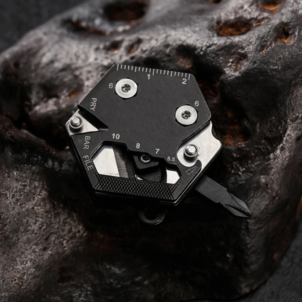 Multitool Keychain Hexagonal Kit Folding Mini Pocket Survival Tool Set Stainless Steel with Knife Micro Screw Driver Set Bottle
Multitool Keychain Hexagonal Kit Folding Mini Pocket Survival Tool Set Stainless Steel with Knife Micro Screw Driver Set Bottle