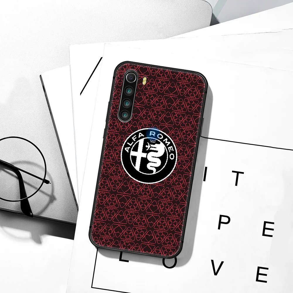 Alfa Romeo Sport Car Phone Case For XIAOMI Redmi 8 9 9C Note 6 7 8 9 9S K20 K30 K40 Pro Plus black Cell Tpu Shell 3D Etui 
Alfa Romeo Sport Car Phone Case For XIAOMI Redmi 8 9 9C Note 6 7 8 9 9S K20 K30 K40 Pro Plus black Cell Tpu Shell 3D Etui
