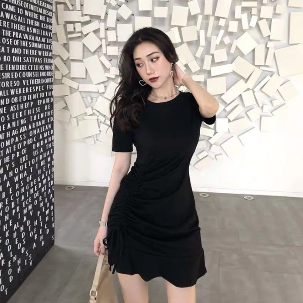 Spring 2021 Sexy Party Office Slip Dress For Women Short Sleeve O-Neck Summer Lady Ruffled Drawstring T-Shirt Dresses Harry
Spring 2021 Sexy Party Office Slip Dress For Women Short Sleeve O-Neck Summer Lady Ruffled Drawstring T-Shirt Dresses Harry