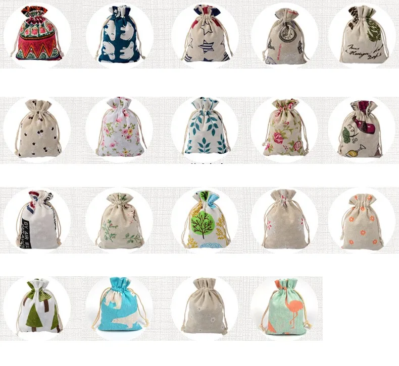 50pcs 10*14cm Cartoon Drawstring Bag Printed Cotton Linen Bundle Pocket Burlap Bag Candy Jewelry Nuts Cookie Bag Party Favors 
50pcs 10*14cm Cartoon Drawstring Bag Printed Cotton Linen Bundle Pocket Burlap Bag Candy Jewelry Nuts Cookie Bag Party Favors
