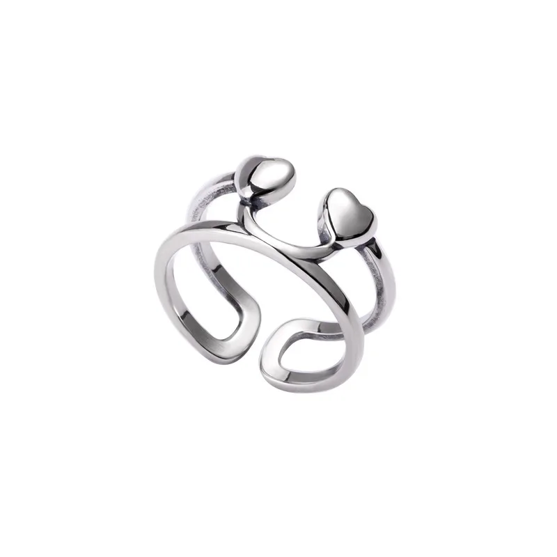 Creative Smiling Face Love Ring Female Index Finger S925 Pure Silver Retro Double Layer Simple 5503
Creative Smiling Face Love Ring Female Index Finger S925 Pure Silver Retro Double Layer Simple 5503
