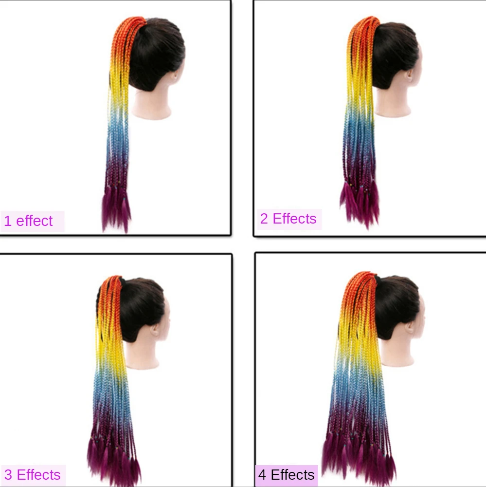 Hair Color Gradient Dirty Braided Ponytail Colored Little Braid Ponytail Hair Ring Little Braided Colored For Women New Arrival
Hair Color Gradient Dirty Braided Ponytail Colored Little Braid Ponytail Hair Ring Little Braided Colored For Women New Arrival