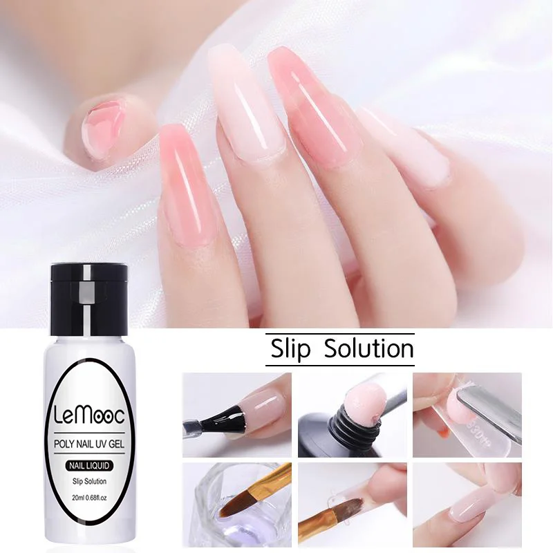 LEMOOC 20ml UV Quick Building Nail Gel Nail Liquid Slip Solution Painless Acrylic Nail Art Extension Gel Tool
LEMOOC 20ml UV Quick Building Nail Gel Nail Liquid Slip Solution Painless Acrylic Nail Art Extension Gel Tool