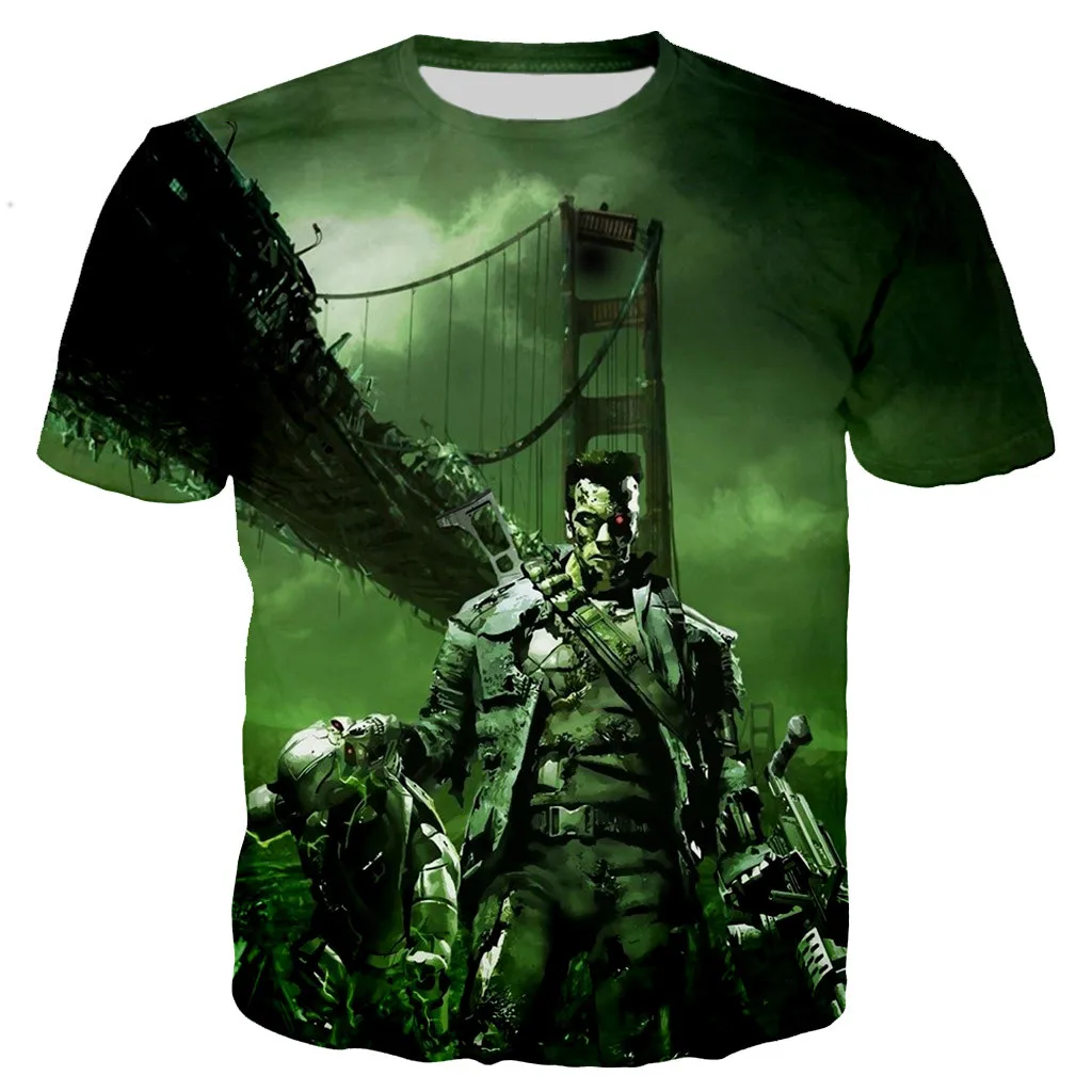 Terminator Arnold Schwarzenegger Men/women New Fashion Cool 3D Printed T-shirts Casual Style Tshirt Streetwear Tops
Terminator Arnold Schwarzenegger Men/women New Fashion Cool 3D Printed T-shirts Casual Style Tshirt Streetwear Tops