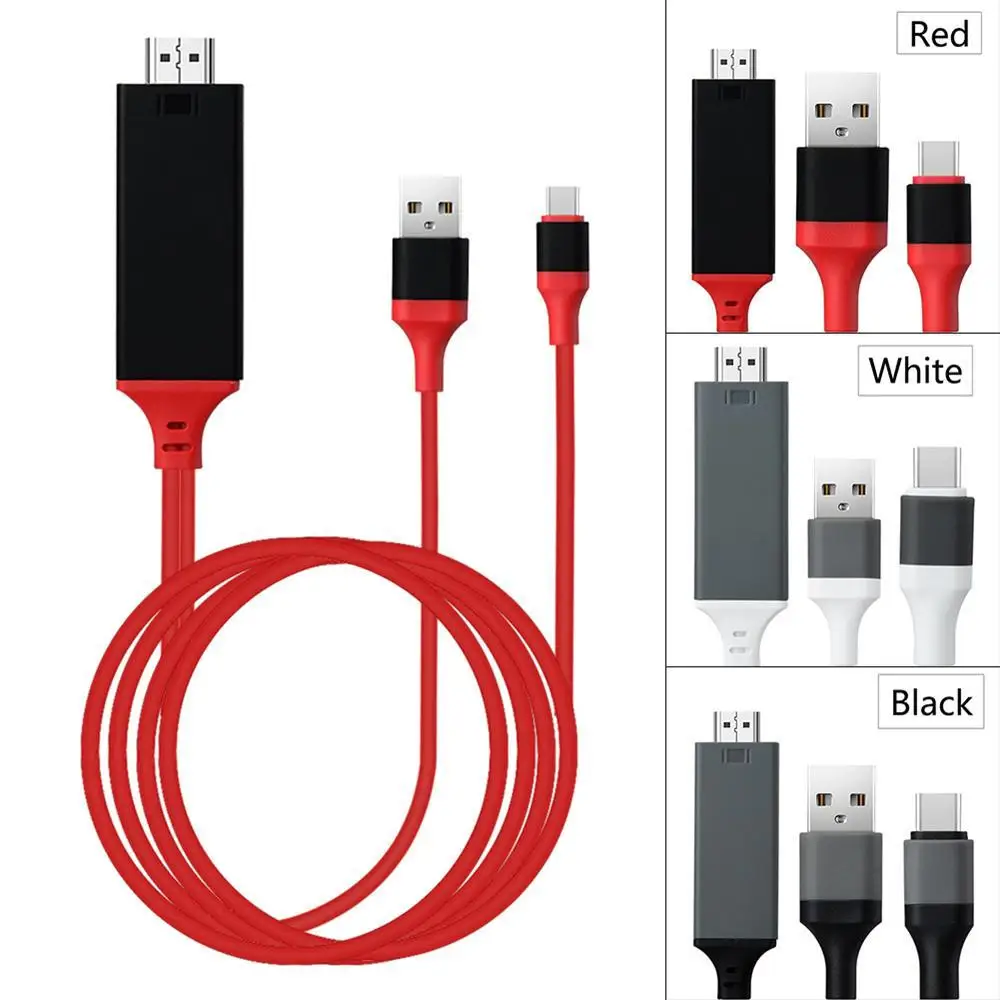 DHL 100pcs USB 3.1 Type C to HDMI 2M Cable Adapter Converter Ultra HD 1080P 4k Charging HDTV Video Cables for S10plus S8 S20 U
DHL 100pcs USB 3.1 Type C to HDMI 2M Cable Adapter Converter Ultra HD 1080P 4k Charging HDTV Video Cables for S10plus S8 S20 U