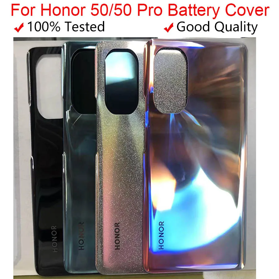 Крышка батарейного отсека для Huawei Honor 50/50 Pro Задняя стеклянная панель задний