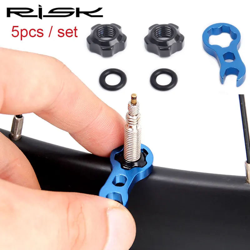 RISK Bicycle Presta Valve Nut With tool set Road Bike MTB Valve Fixed Nut Washer France Tire Waterproof Protection Accessories 
RISK Bicycle Presta Valve Nut With tool set Road Bike MTB Valve Fixed Nut Washer France Tire Waterproof Protection Accessories