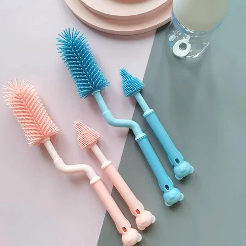 Newborn Baby Bottle Cleaner Brushes Silicone 360 Degree Rotation Long Handle Baby Milk Bottle Nipple Cup Clean Cleaning Brush
Newborn Baby Bottle Cleaner Brushes Silicone 360 Degree Rotation Long Handle Baby Milk Bottle Nipple Cup Clean Cleaning Brush