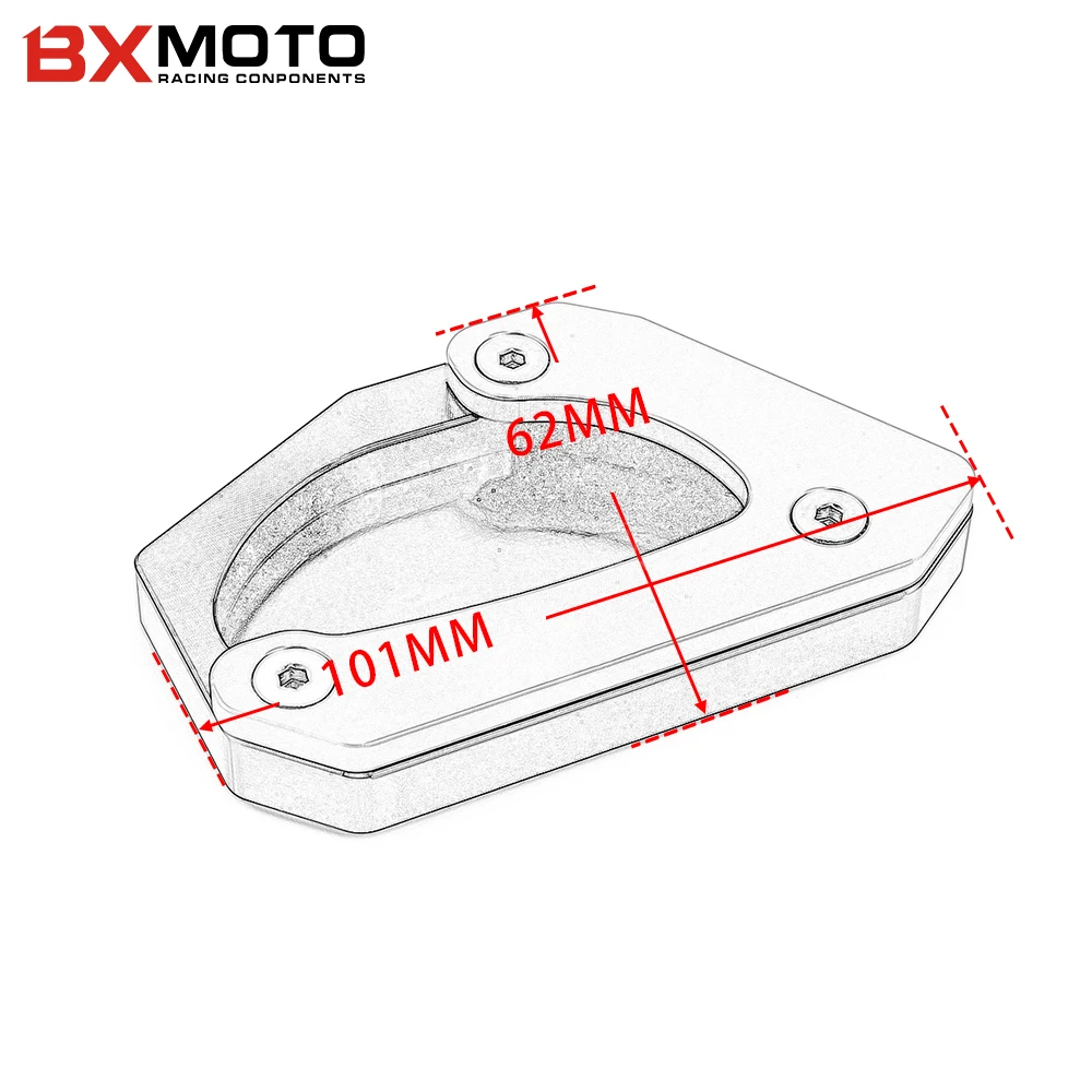 Motorcycle CNC Kickstand Side Stand Vergroter Plaat Extension Pad For Suzuki V-Strom 650 DL650 2012-2019 2015 2016 2017 2018
Motorcycle CNC Kickstand Side Stand Vergroter Plaat Extension Pad For Suzuki V-Strom 650 DL650 2012-2019 2015 2016 2017 2018