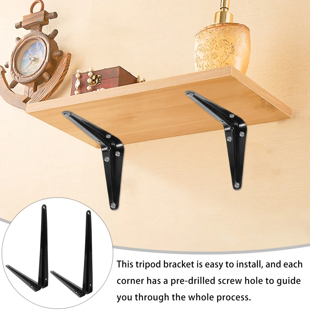 10pcs Wall Mounted Support Brackets Bookshelf Holders Brackets without Screws
10pcs Wall Mounted Support Brackets Bookshelf Holders Brackets without Screws