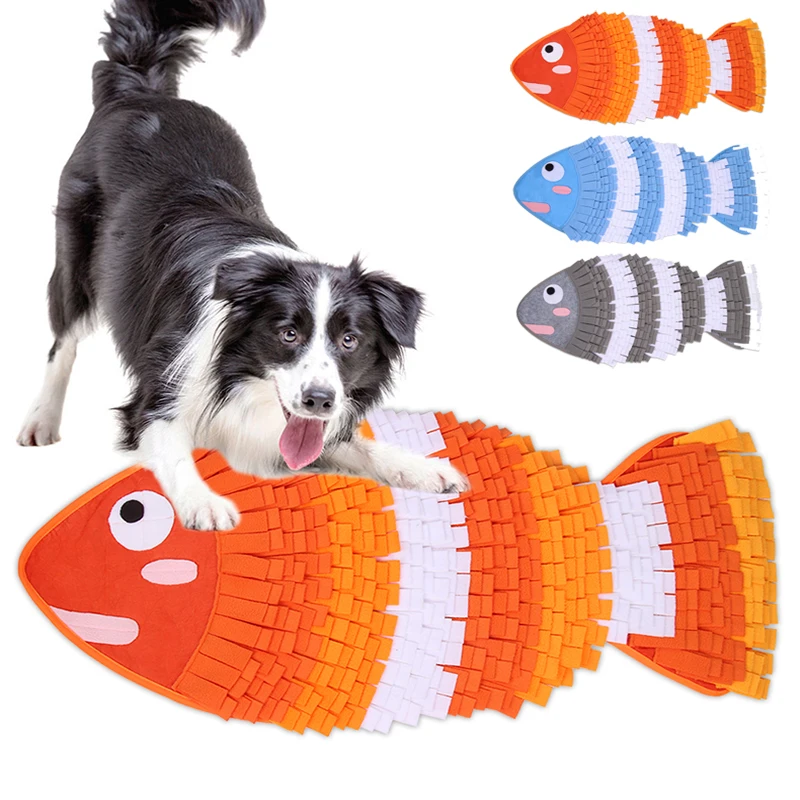 Dog Snuffle Mat Toys Small Dog Puzzle Toy for Dog Slow Feeding Smell Training Pet Toys Fish Cat Puppy Sniffing Pad Dogs Training
Dog Snuffle Mat Toys Small Dog Puzzle Toy for Dog Slow Feeding Smell Training Pet Toys Fish Cat Puppy Sniffing Pad Dogs Training