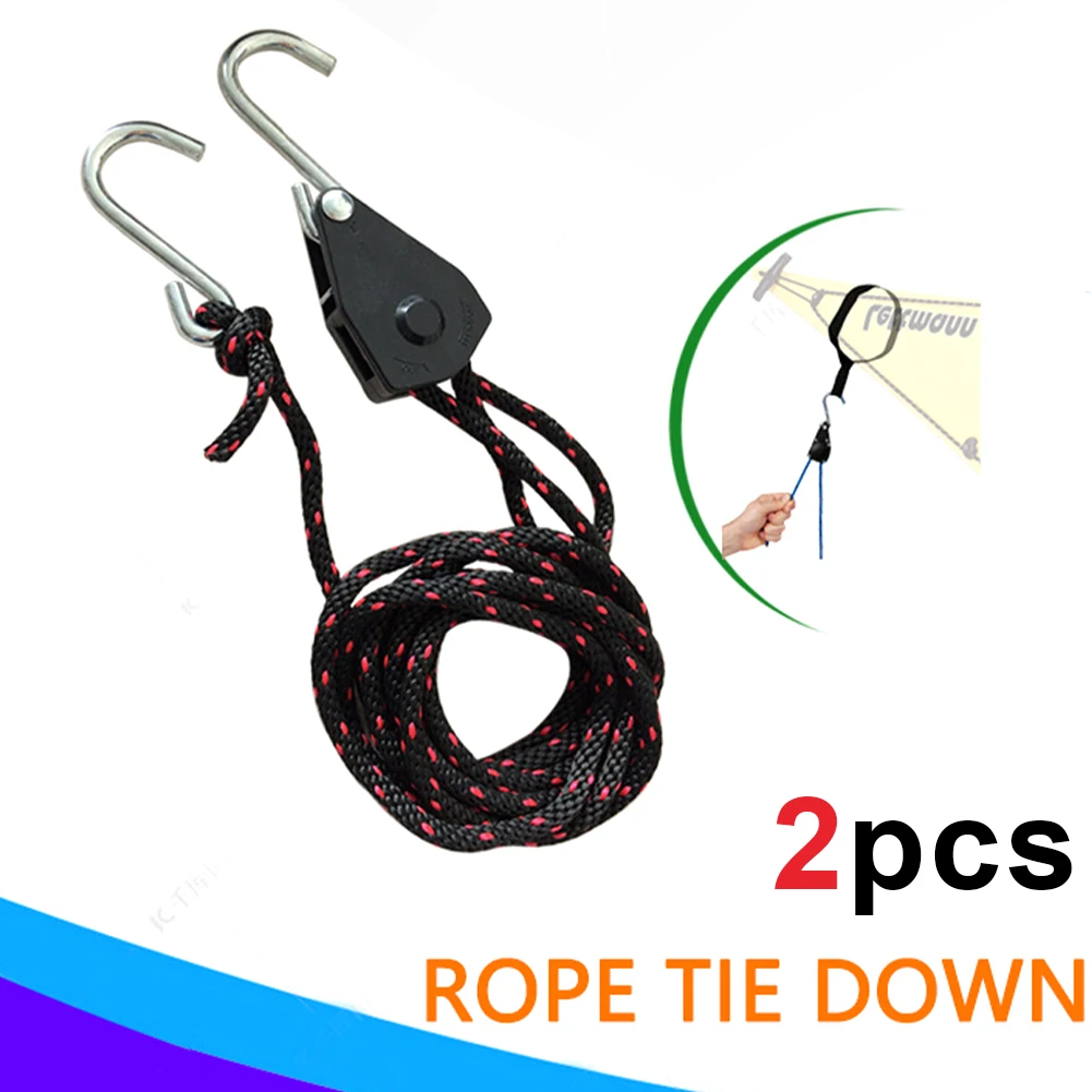 2 PC 1/4" 136KG Loaded Pulley Ratchets Kayak And Canoe Boat Bow and Stern Rope Lock Tie Down Strap Duty Fast Adjustable Hanger
2 PC 1/4" 136KG Loaded Pulley Ratchets Kayak And Canoe Boat Bow and Stern Rope Lock Tie Down Strap Duty Fast Adjustable Hanger