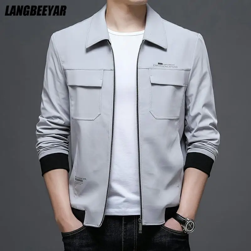 Top Quality New Designer Brand Casual Fashion Autumn Black Jacket For Men Windbreaker Multipocket Coats Mens Clothing 2021
Top Quality New Designer Brand Casual Fashion Autumn Black Jacket For Men Windbreaker Multipocket Coats Mens Clothing 2021
