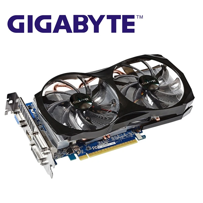 GIGABYTE GV N650WF2 1GI графические карты GTX650 1 ГБ 128 бит GDDR5 видеокарта для nVIDIA GTX 650 Geforce HDMI Dvi