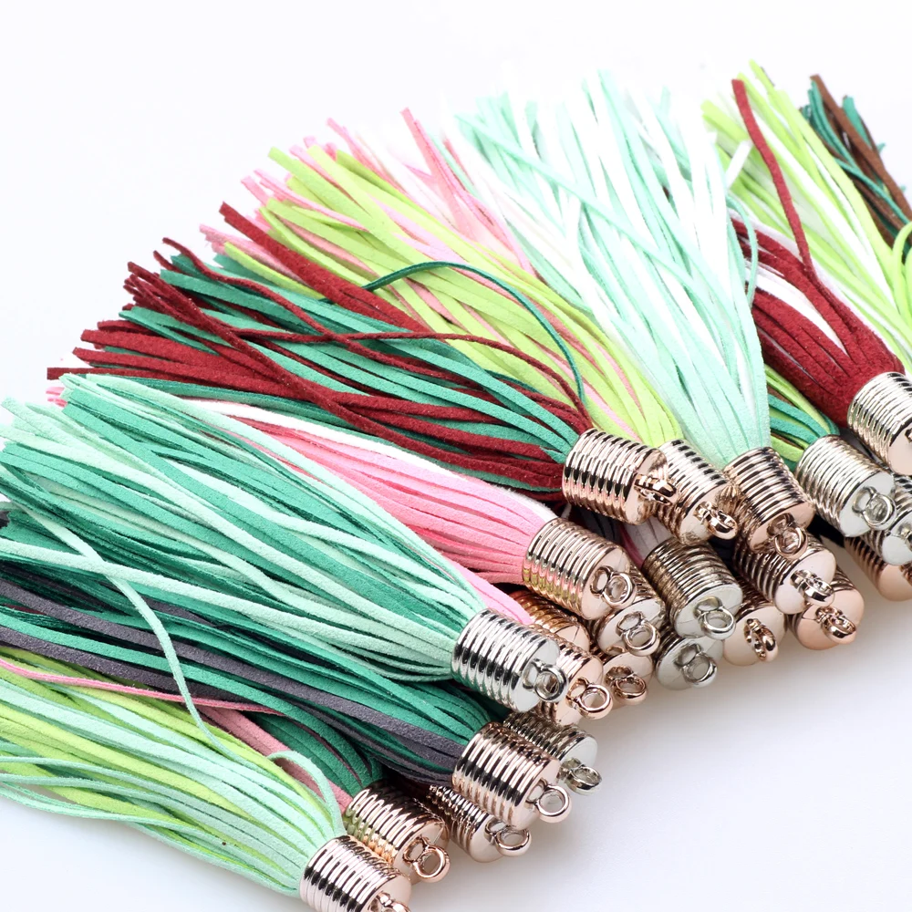 10CM 6PCS/LOT Big Suede Tassel Color Mixing For Keychain Cellphone Straps Jewelry Making Charms DIY Earring Accessories
10CM 6PCS/LOT Big Suede Tassel Color Mixing For Keychain Cellphone Straps Jewelry Making Charms DIY Earring Accessories
