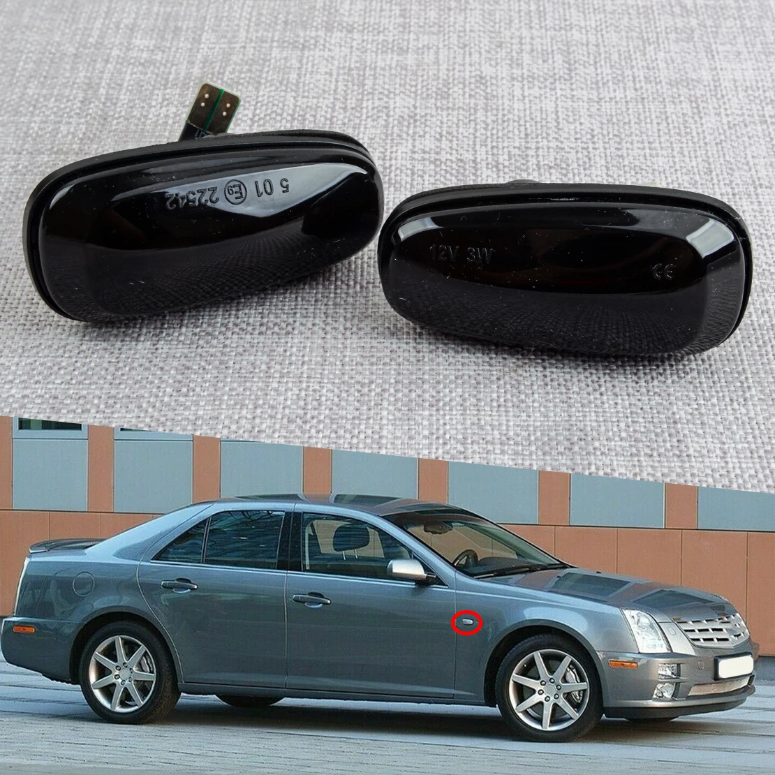 15930599 10364604 9133062 2pcs Smoked LED Fender Side Marker Turn Signal Light Fit For Cadillac STS STS-V Opel Astra G Zafira A
15930599 10364604 9133062 2pcs Smoked LED Fender Side Marker Turn Signal Light Fit For Cadillac STS STS-V Opel Astra G Zafira A