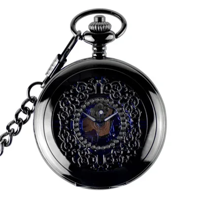Antique Blue Steampunk Skeleton Mechanical Pocket Watch Men Luxury Brand Necklace Pocket & Fob Watches Chain Male Clock
Antique Blue Steampunk Skeleton Mechanical Pocket Watch Men Luxury Brand Necklace Pocket & Fob Watches Chain Male Clock