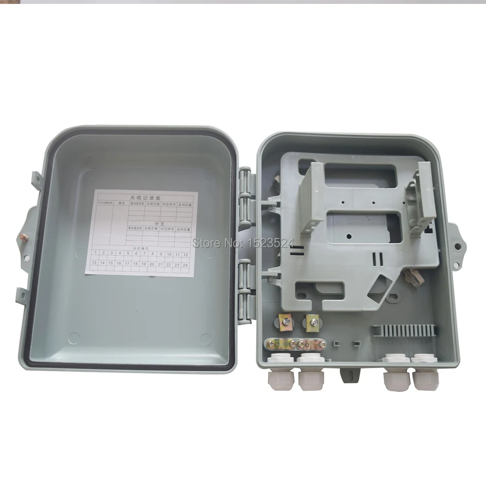 FTTH 8 ядер вставка LGX PLC сплиттер коробка для распределения оптоволокна