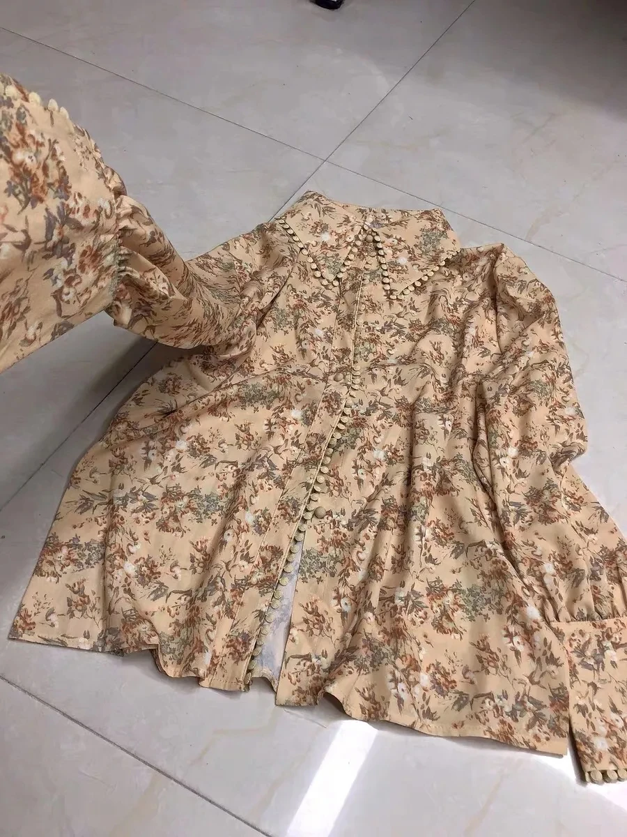 Fashion Ladies Chic Tassels Full Sleeve Print Shirt Women Tops Spring Graceful New Floral Print Blouses Women Shirts SY160
Fashion Ladies Chic Tassels Full Sleeve Print Shirt Women Tops Spring Graceful New Floral Print Blouses Women Shirts SY160