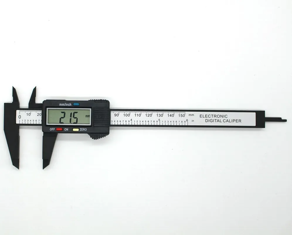 Electronic Digital Calliper 0-150mm Carbon Fiber Digital Large Screen Plastic Digital Caliper Accuracy 0. 1mm electronic tools
Electronic Digital Calliper 0-150mm Carbon Fiber Digital Large Screen Plastic Digital Caliper Accuracy 0. 1mm electronic tools