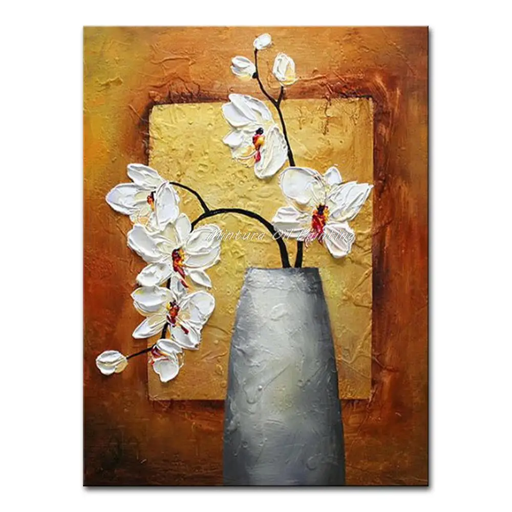Mintura Hand Painted Thick Texture Flower Oil Painting OnCanvas Abstract Modern Wall Art Picture For Living Room Home Decoration
Mintura Hand Painted Thick Texture Flower Oil Painting OnCanvas Abstract Modern Wall Art Picture For Living Room Home Decoration