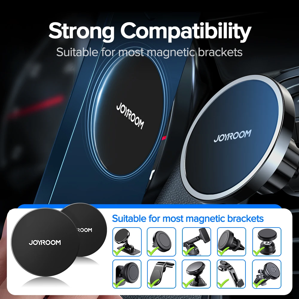 RYWER Joyroom Magnetic Sheets For Wireless Charger Magnet Plate Disk For Mobile Phone Holder Car Mount Wireless Car Phone
RYWER Joyroom Magnetic Sheets For Wireless Charger Magnet Plate Disk For Mobile Phone Holder Car Mount Wireless Car Phone