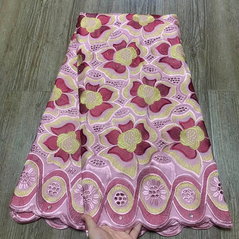 5 Yards Swiss Lace Fabric Latest Dry Lace Embroidery African 100% Cotton Fabrics Swiss Voile Lace Popular Dubai Style For Party
5 Yards Swiss Lace Fabric Latest Dry Lace Embroidery African 100% Cotton Fabrics Swiss Voile Lace Popular Dubai Style For Party