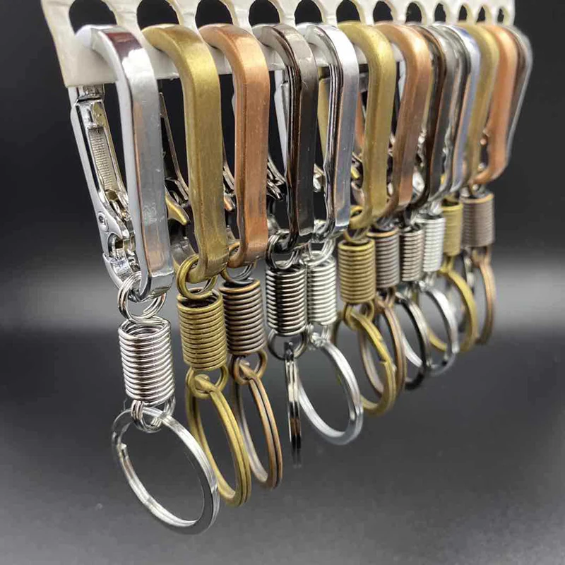 Car Keychain Metal Spring Keychain Creative Gifts Classic Double Ring Buckle
Car Keychain Metal Spring Keychain Creative Gifts Classic Double Ring Buckle