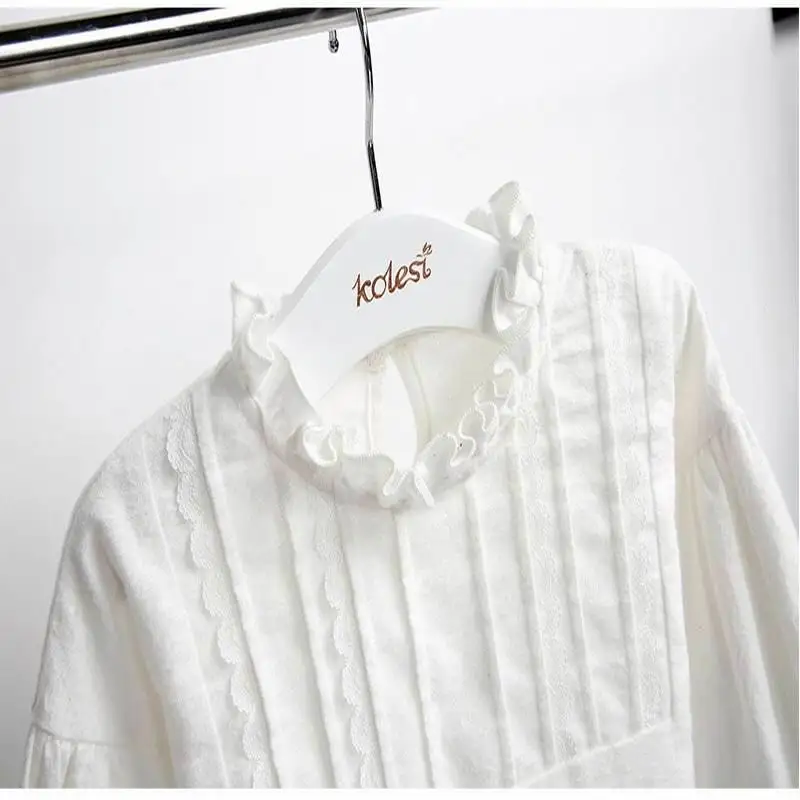 Girls Shirt Baby Ruffles Collar Long Sleeve White Blouses Baby Girl Clothes Children Full Sleeve Tops 1-6Y E6012
Girls Shirt Baby Ruffles Collar Long Sleeve White Blouses Baby Girl Clothes Children Full Sleeve Tops 1-6Y E6012