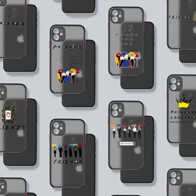 friends TV Phone Case black matte transparent For iPhone 7 8 x xs xr 11 12 pro plus mini max Clear Funda 
friends TV Phone Case black matte transparent For iPhone 7 8 x xs xr 11 12 pro plus mini max Clear Funda