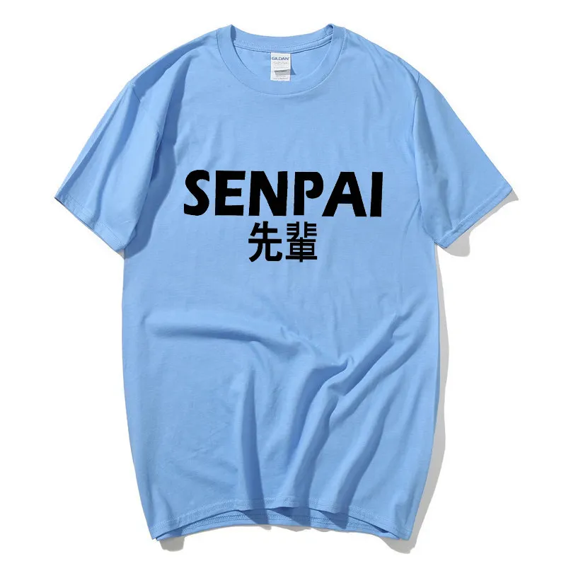 Summer Men's SENPAI Cotton Black White Print T-shirt Women Streetwear Short Sleeve Tshirt Unisex Harajuku tops Clothes
Summer Men's SENPAI Cotton Black White Print T-shirt Women Streetwear Short Sleeve Tshirt Unisex Harajuku tops Clothes