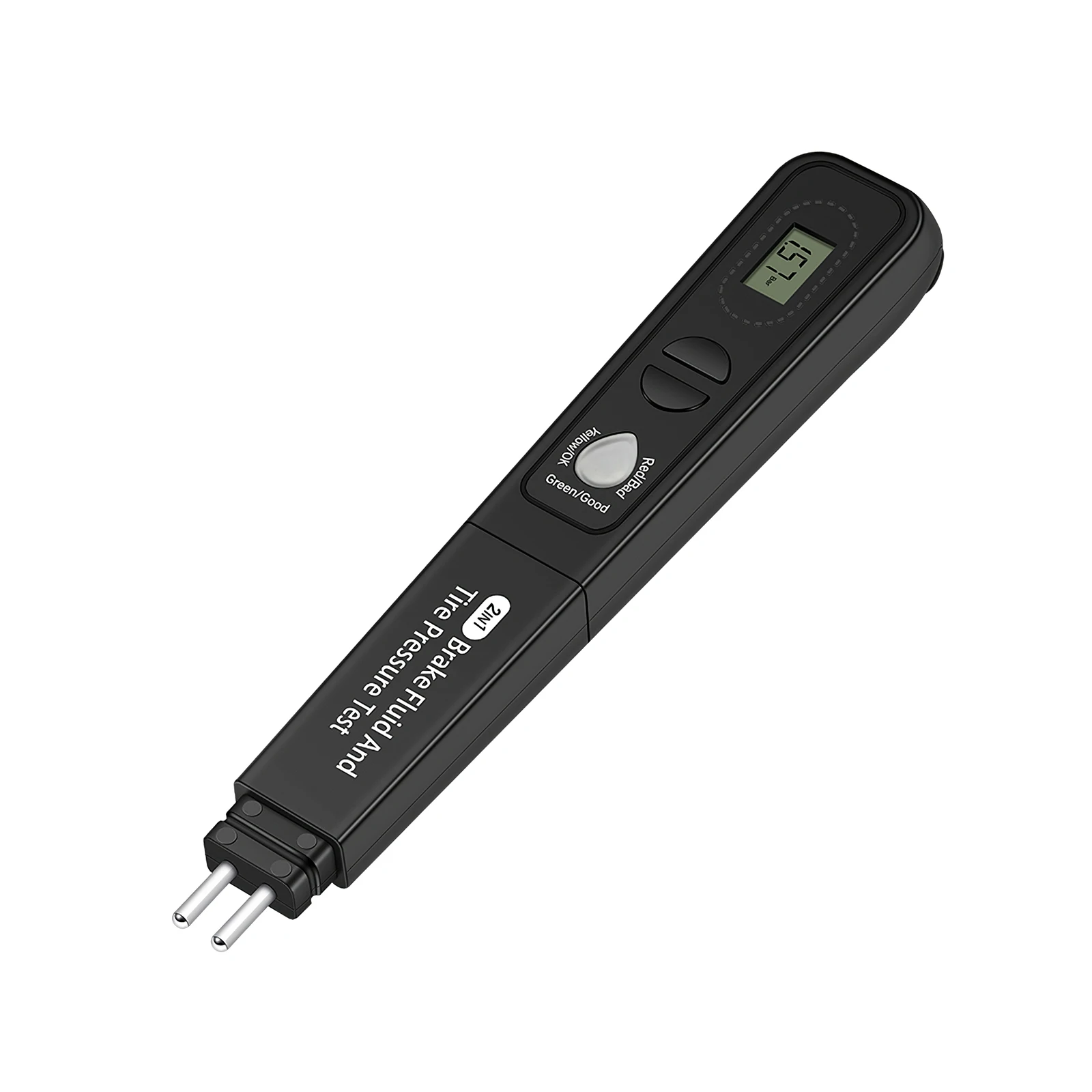 2 in 1 Auto Brake Fluid & Tire Pressure Tester 12V Car Digital Tyre Pressure Test Gauge Pen for Sensitive Brake Oil Detector
2 in 1 Auto Brake Fluid & Tire Pressure Tester 12V Car Digital Tyre Pressure Test Gauge Pen for Sensitive Brake Oil Detector