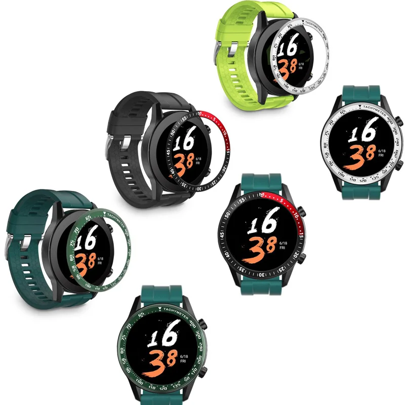 Металлическая оправа Защитная пленка для экрана Amazfit GTR 47 мм Безель кольцо