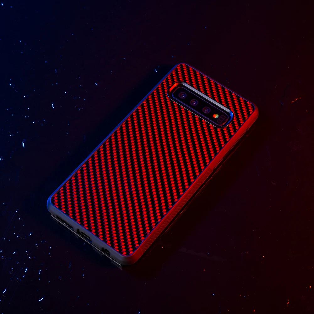 For Samsung Galaxy S10 S10 Plus Case Back Cover Real Red Carbon Fiber for Samsung S10e Antislip TPU PC Case - Full Protection
For Samsung Galaxy S10 S10 Plus Case Back Cover Real Red Carbon Fiber for Samsung S10e Antislip TPU PC Case - Full Protection