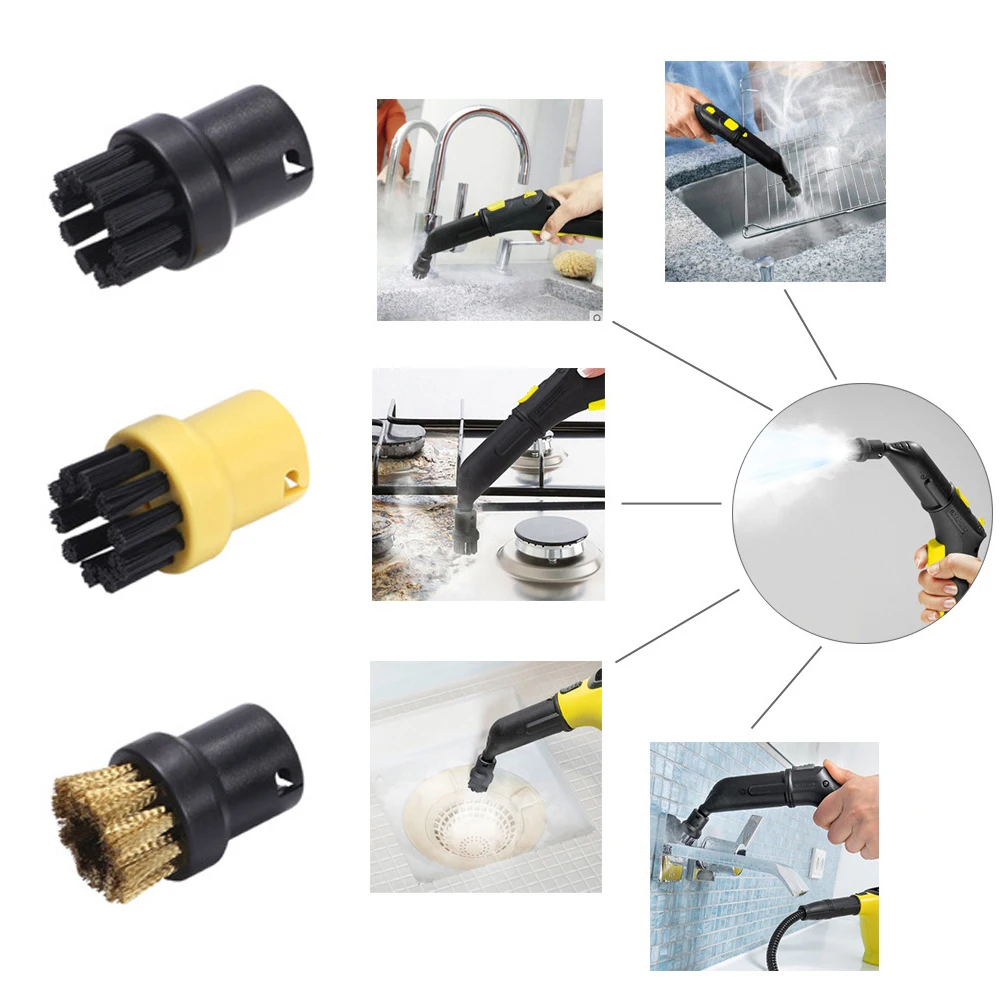 New 3Pcs/Set Multi Steam Cleaning Nozzle Brush For Karcher SC1 SC2 SC3 SC4 SC5 SC6
New 3Pcs/Set Multi Steam Cleaning Nozzle Brush For Karcher SC1 SC2 SC3 SC4 SC5 SC6