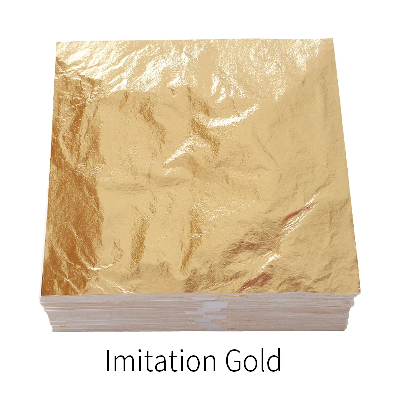 1000pcs 5.5X5.5"&6.3X6.3'' Imitation Gold Silver Foil Leaf Gilding Glue Sheets Copper Leaf Sheet Art Crafts Painting Brush Tools
1000pcs 5.5X5.5"&6.3X6.3'' Imitation Gold Silver Foil Leaf Gilding Glue Sheets Copper Leaf Sheet Art Crafts Painting Brush Tools