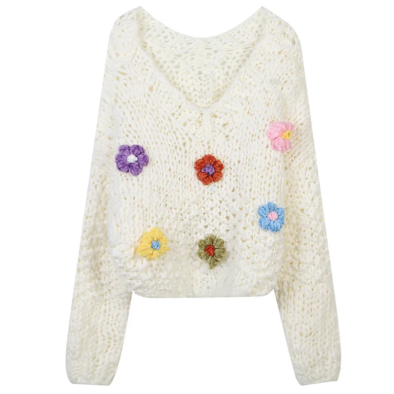 Белый свитер, женские пуловеры, вязаные укороченные топы ручной работы, сексуальный джемпер с V-образным вырезом, модная уличная одежда из д...
Белый свитер, женские пуловеры, вязаные укороченные топы ручной работы, сексуальный джемпер с V-образным вырезом, модная уличная одежда из д...