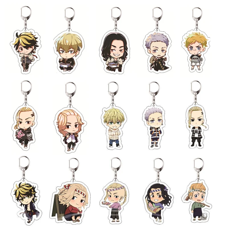 New Anime Tokyo Avengers Keychains Sano Manjiro Anime Figure Toy Keychain Key Chain Accessories Cute Hanagaki Budo Children Gift
New Anime Tokyo Avengers Keychains Sano Manjiro Anime Figure Toy Keychain Key Chain Accessories Cute Hanagaki Budo Children Gift