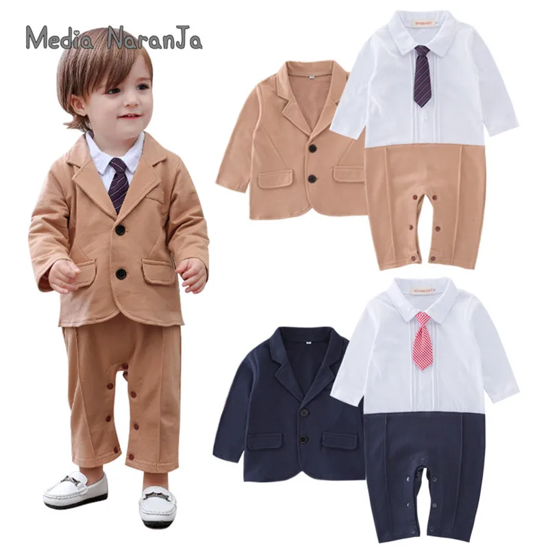 Baby children suit spring autumn infant boys dress romper+jacket toddler Long Sleeve gentleman suit party wedding clothes
Baby children suit spring autumn infant boys dress romper+jacket toddler Long Sleeve gentleman suit party wedding clothes